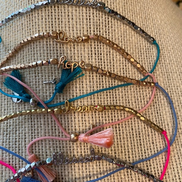 Bundle of 5 KEEP Collective Bracelets - Picture 2 of 7